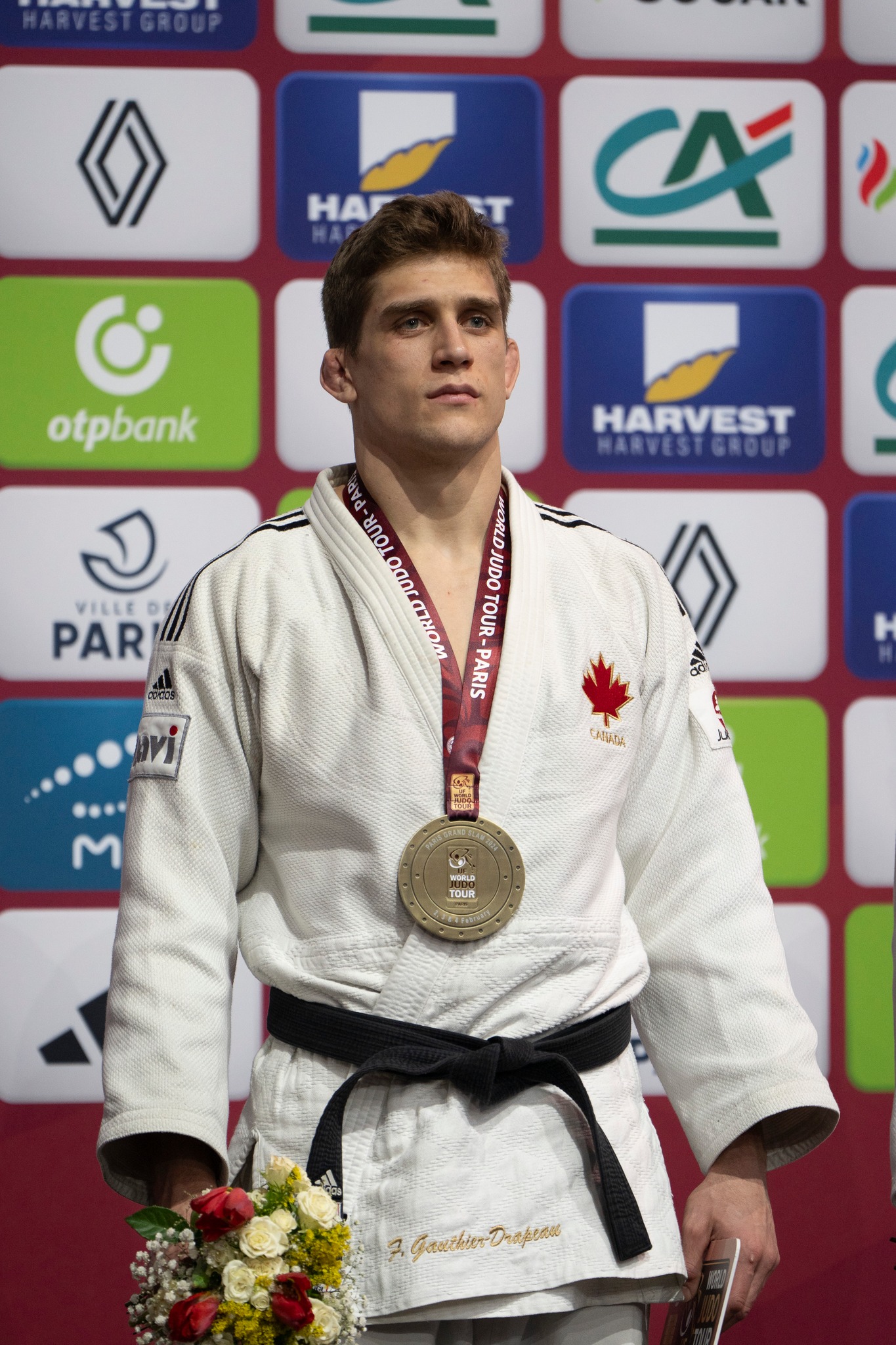 François Gauthier-Drapeau — Médaille podium Paris