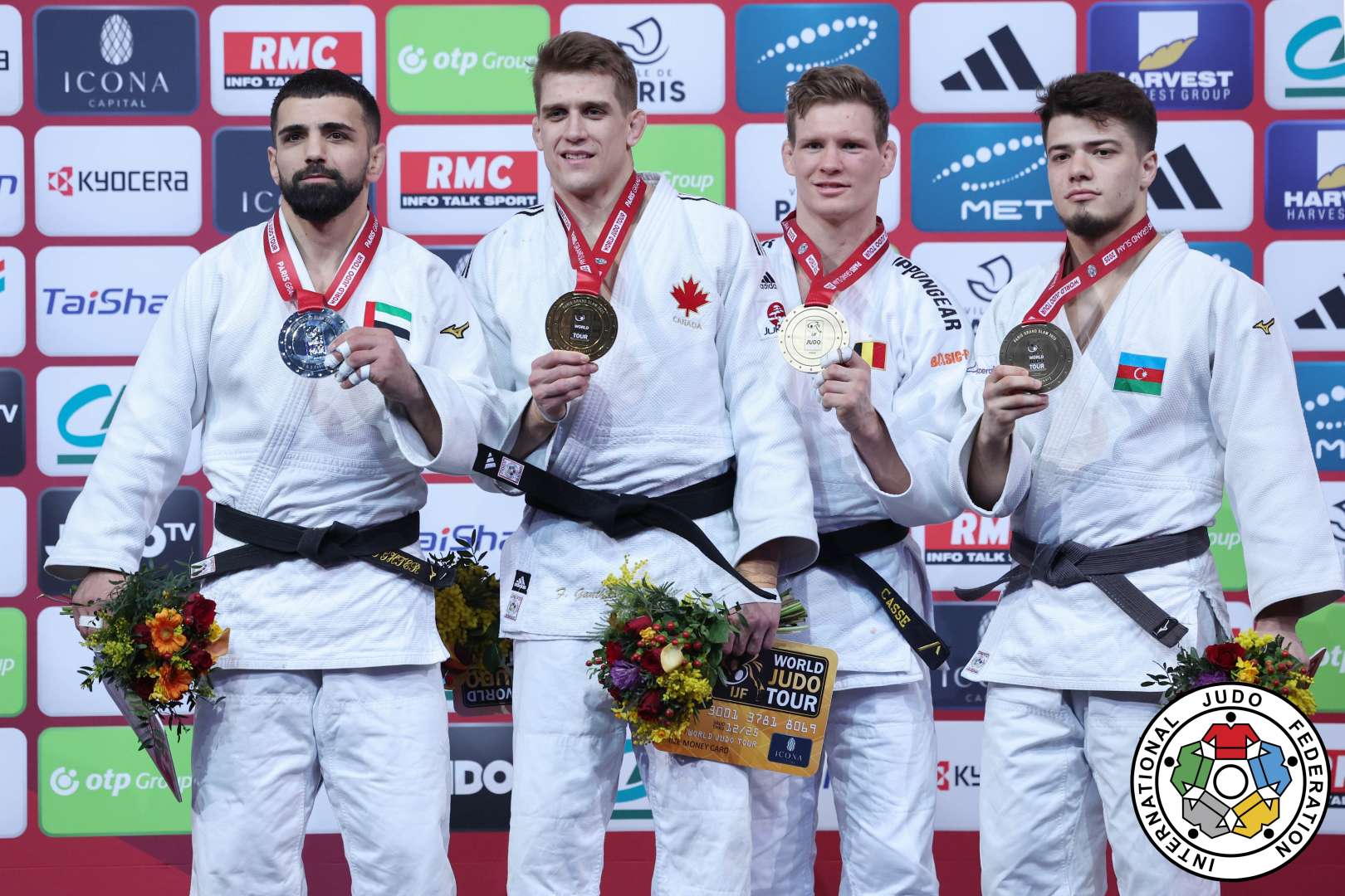 François Gauthier-Drapeau — Podium officiel Grand Slam Paris 2025